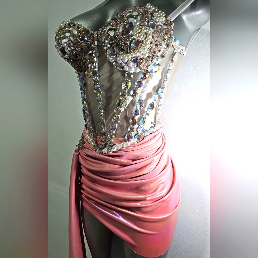 Prom Birthday Wedding Embellished Corset Dress